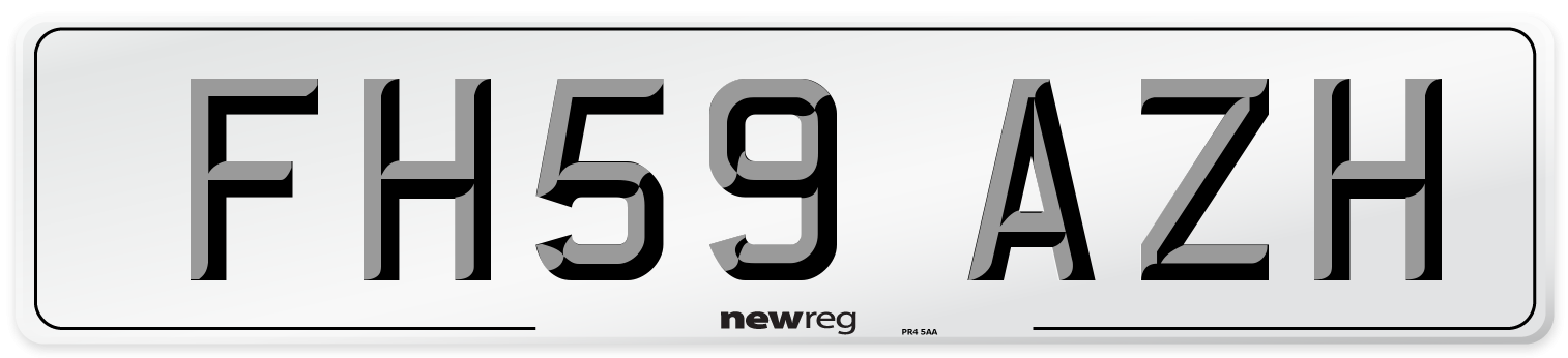 FH59 AZH Number Plate from New Reg